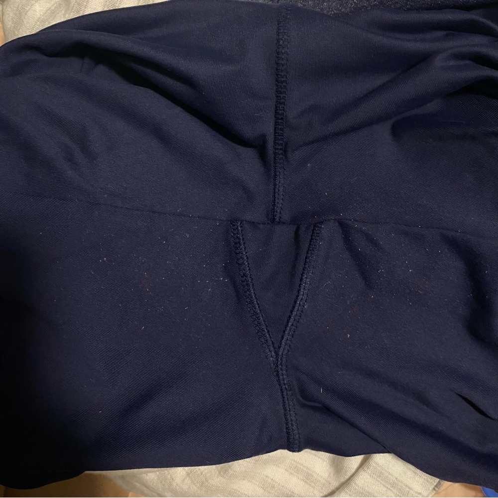 Avis Navy Full-Length Workout Leggings - Picture 6 of 6